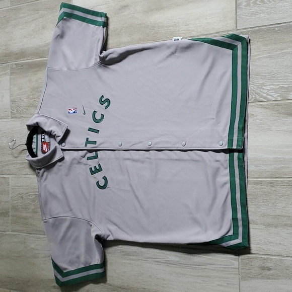 Vintage Nike Boston Celtics 1925 Warmup Shooting Shirt Jacket |Celtics Shirt XXL - Picture 1 of 15